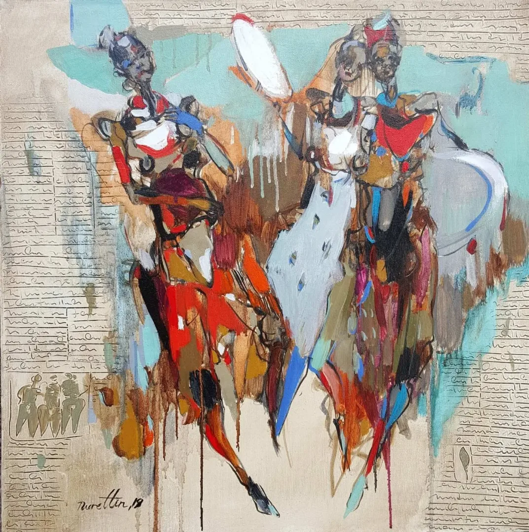 NURETTİN AKKAYA — “İsimsiz”, 2019 "İsimsiz" eseri NURETTİN AKKAYA tarafından 2019 yılında 60x60 cm ölçülerinde Tuval üzeri yağlı boya tekniği ile yapılmıştır.