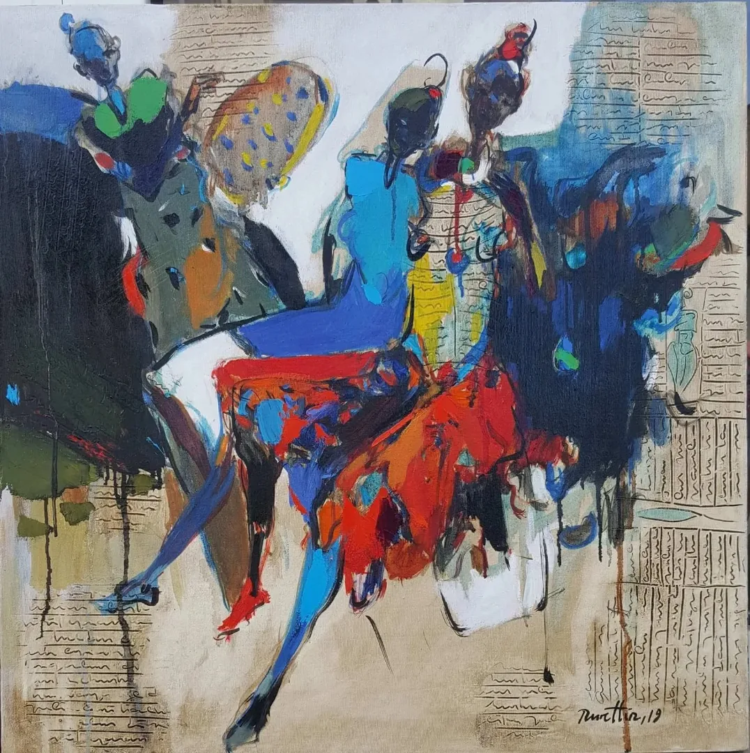 yakınlaştır "İsimsiz" eseri NURETTİN AKKAYA tarafından 2019 yılında 60x60 cm ölçülerinde Tuval üzeri yağlı boya tekniği ile yapılmıştır.