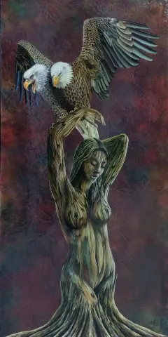 ALİ FATİH KÜÇÜKOSMANOĞLU — “Hayat Ağacı”, 2019 "Hayat Ağacı" eseri ALİ FATİH KÜÇÜKOSMANOĞLU tarafından 2019 yılında 70x140 cm ölçülerinde Tuval üzeri yağlı boya tekniği ile yapılmıştır.