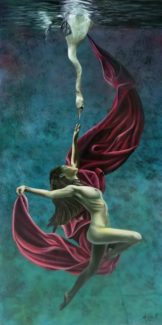 ALİ FATİH KÜÇÜKOSMANOĞLU — “Karşılaşma”, 2019 "Karşılaşma" eseri ALİ FATİH KÜÇÜKOSMANOĞLU tarafından 2019 yılında 70x140 cm ölçülerinde Tuval üzeri yağlı boya tekniği ile yapılmıştır.