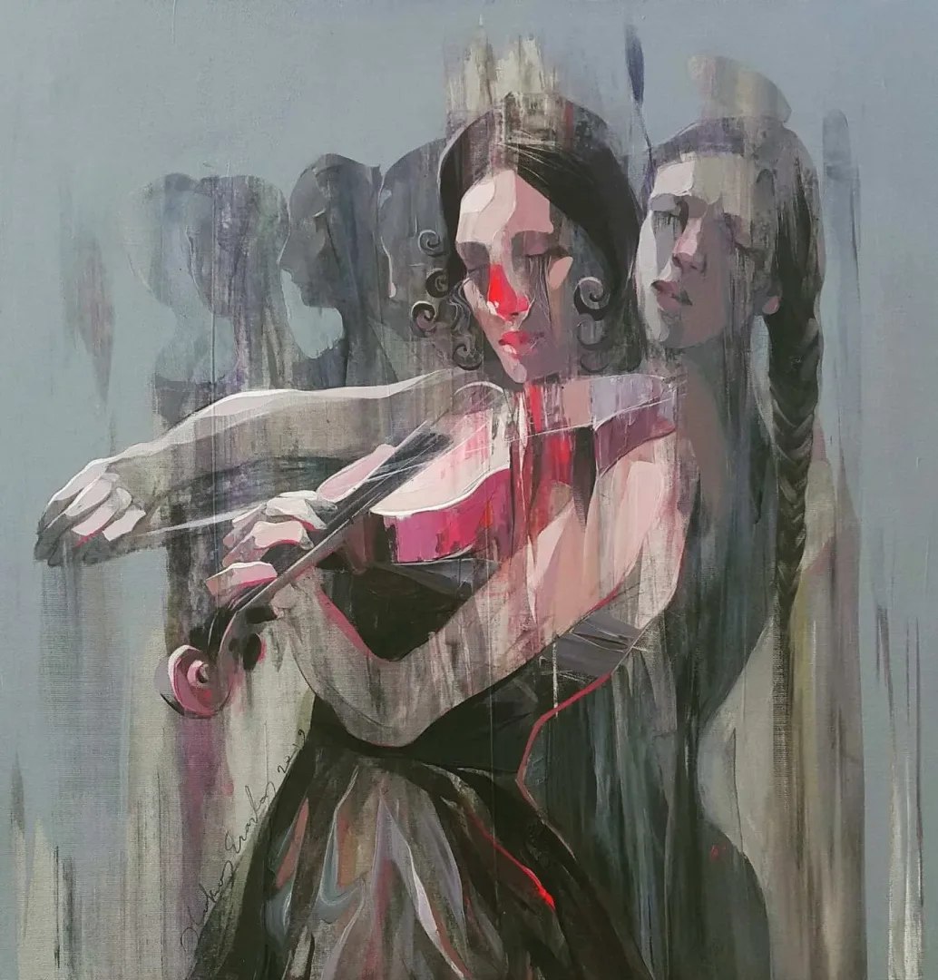 HAKAN ERASLAN — “İsimsiz”, 2019 "İsimsiz" eseri HAKAN ERASLAN tarafından 2019 yılında 60x60 cm ölçülerinde Tuval üzeri akrilik boya tekniği ile yapılmıştır.