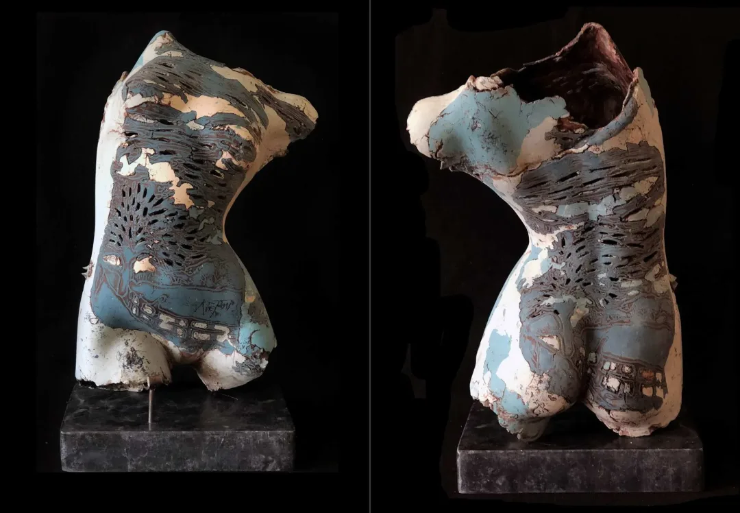 yakınlaştır "Umut" eseri MİNE POYRAZ tarafından 2019 yılında 48x35x28 cm ölçülerinde Seramik Ajur Tekniği 1200°C tekniği ile yapılmıştır.
