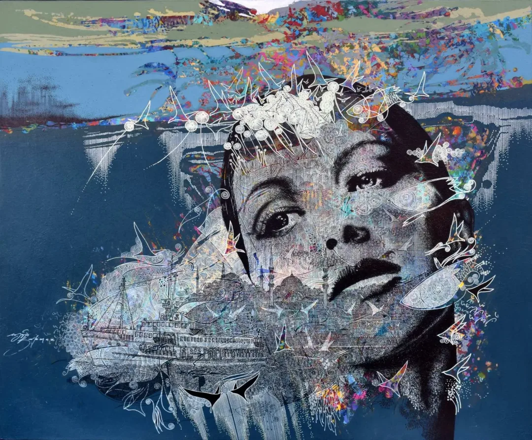 ENGİN KORKMAZ — “İsimsiz”, 2019 "İsimsiz" eseri ENGİN KORKMAZ tarafından 2019 yılında 100x120 cm ölçülerinde Tuval üzeri akrilik boya tekniği ile yapılmıştır.