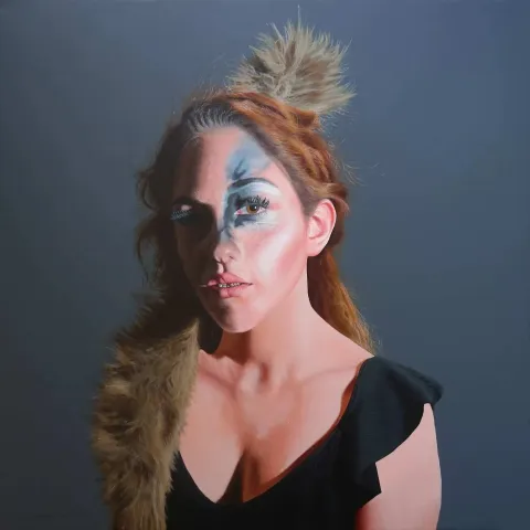 "İmge-II" eseri ÇAĞLAR ÖZTÜRK tarafından 2019 yılında 60x60 cm ölçülerinde Tuval üzeri akrilik boya tekniği ile yapılmıştır.