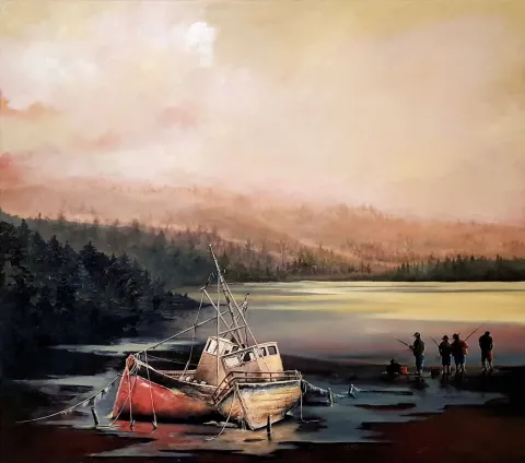 "İsimsiz" eseri MEHMET EMİN ÖZER tarafından 2019 yılında 80x90 cm ölçülerinde Tuval üzeri yağlı boya tekniği ile yapılmıştır.
