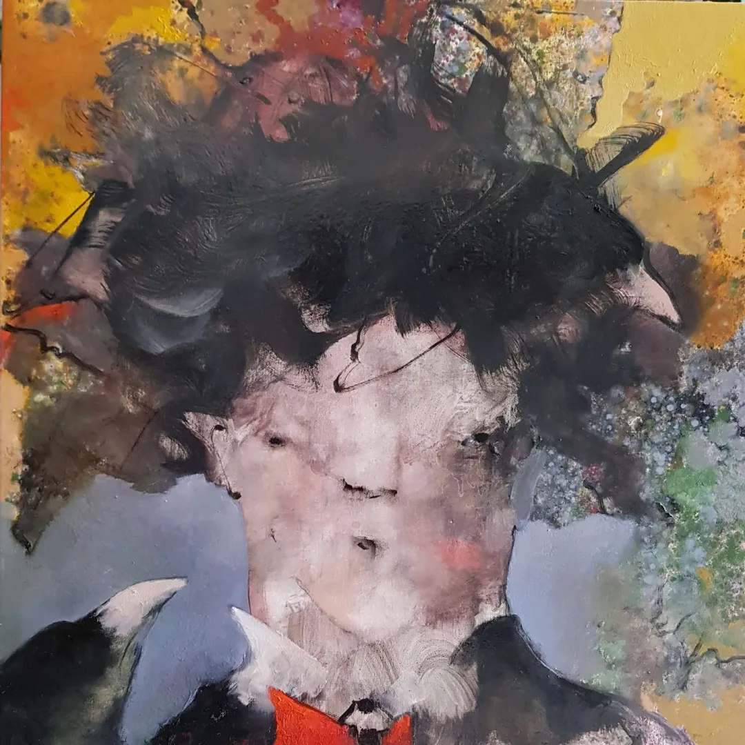 "İsimsiz" eseri EROL PELİOĞLU tarafından 2019 yılında 60x60 cm ölçülerinde Tuval üzeri yağlı boya tekniği ile yapılmıştır.