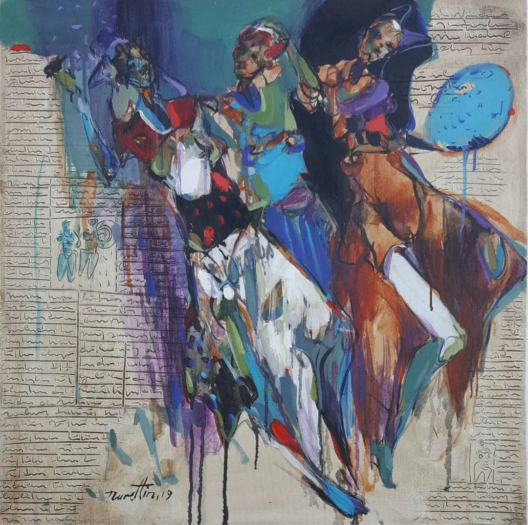 "İsimsiz" eseri NURETTİN AKKAYA tarafından 2019 yılında 60x60 cm ölçülerinde Tuval üzeri yağlı boya tekniği ile yapılmıştır.