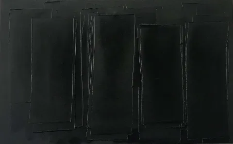 "Pentür III" eseri AYFER KEÇECİ tarafından 2019 yılında 50x80 cm ölçülerinde Tuval üzeri yağlı boya tekniği ile yapılmıştır.