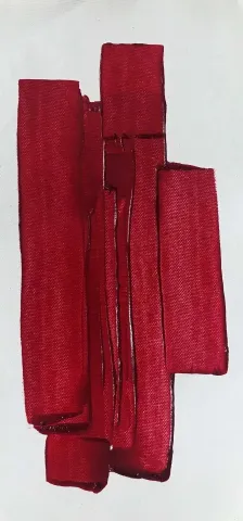 AYFER KEÇECİ — “Pentür V”, 2018 "Pentür V" eseri AYFER KEÇECİ tarafından 2018 yılında 33x15 cm ölçülerinde Tuval üzeri yağlı boya tekniği ile yapılmıştır.