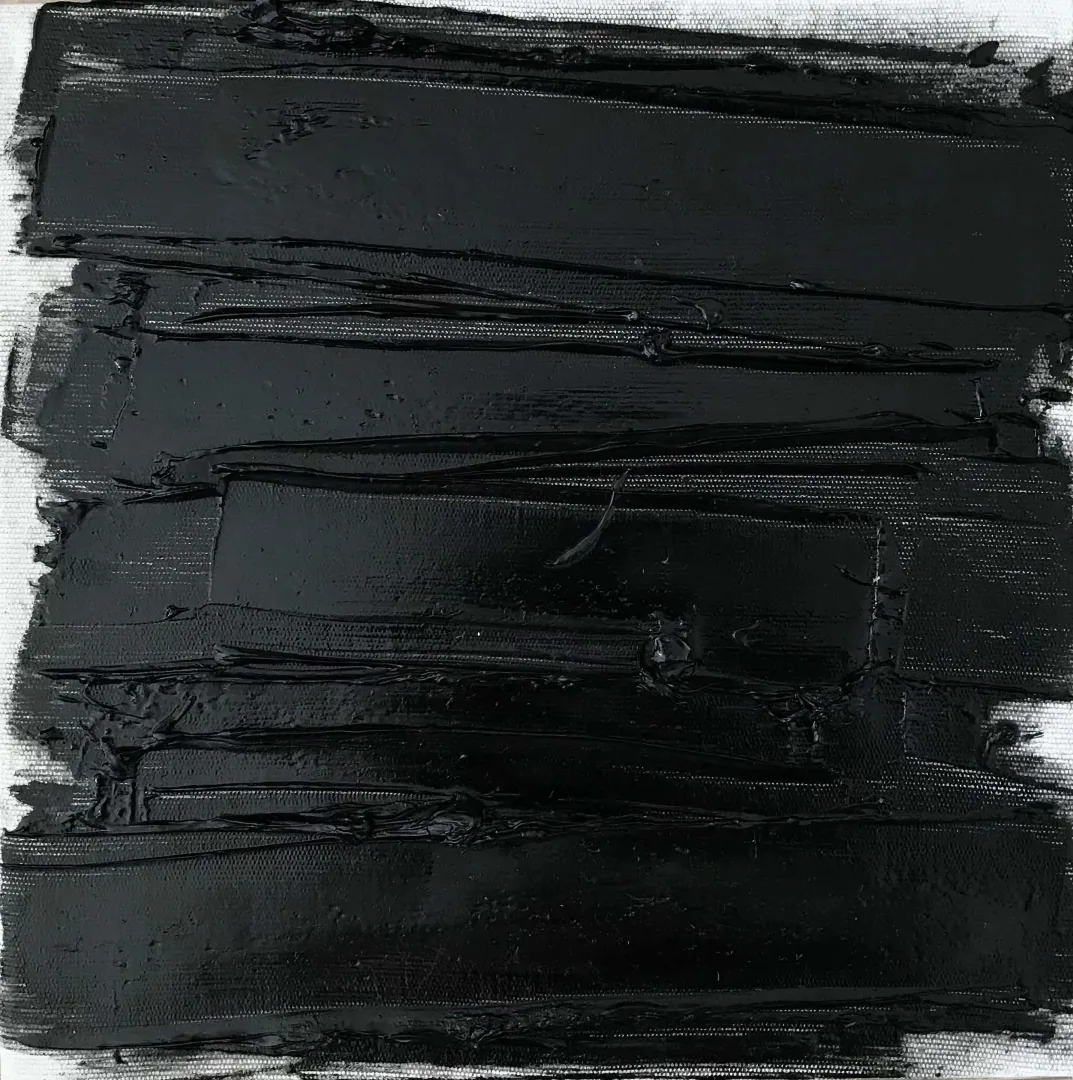 "Soyut II" eseri AYFER KEÇECİ tarafından 2019 yılında 25x25 cm ölçülerinde Tuval üzeri yağlı boya tekniği ile yapılmıştır.