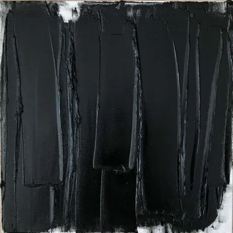 AYFER KEÇECİ — “Soyut”, 2019 "Soyut" eseri AYFER KEÇECİ tarafından 2019 yılında 25x25 cm ölçülerinde Tuval üzeri yağlı boya tekniği ile yapılmıştır.