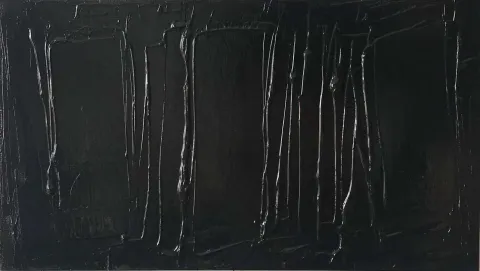 AYFER KEÇECİ — “Pentür”, 2019 "Pentür" eseri AYFER KEÇECİ tarafından 2019 yılında 40x70 cm ölçülerinde Tuval üzeri akrilik boya tekniği ile yapılmıştır.