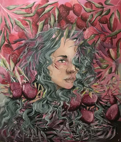BENGİSU SUĞÜR — “Kayboluyorsun”, 2018 "Kayboluyorsun" eseri BENGİSU SUĞÜR tarafından 2018 yılında 70x60 cm ölçülerinde Tuval üzeri akrilik boya tekniği ile yapılmıştır.