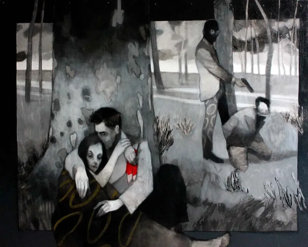 ERCAN AYÇİÇEK — “Söylemiştim Çok”, 2018 "Söylemiştim Çok" eseri ERCAN AYÇİÇEK tarafından 2018 yılında 120x150 cm ölçülerinde Tuval üzeri akrilik boya tekniği ile yapılmıştır.