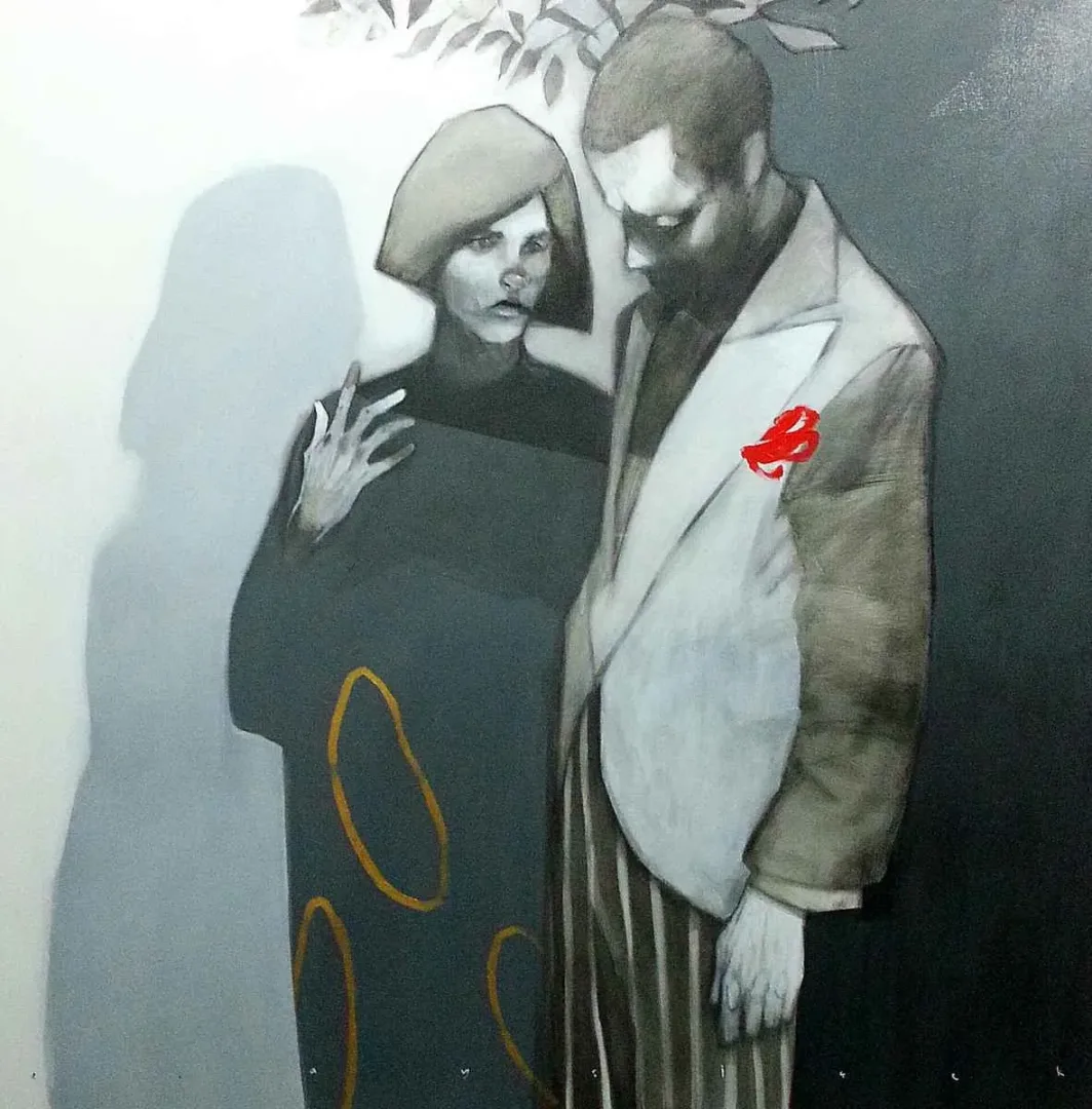 ERCAN AYÇİÇEK — “Haklısın”, 2019 "Haklısın" eseri ERCAN AYÇİÇEK tarafından 2019 yılında 120x120 cm ölçülerinde Tuval üzeri akrilik boya tekniği ile yapılmıştır.