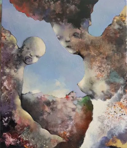 Bu eser EROL PELİOĞLU tarafından 2019 yılında 60x50 cm ölçülerinde Tuval üzeri yağlı boya tekniği ile yapılmıştır.