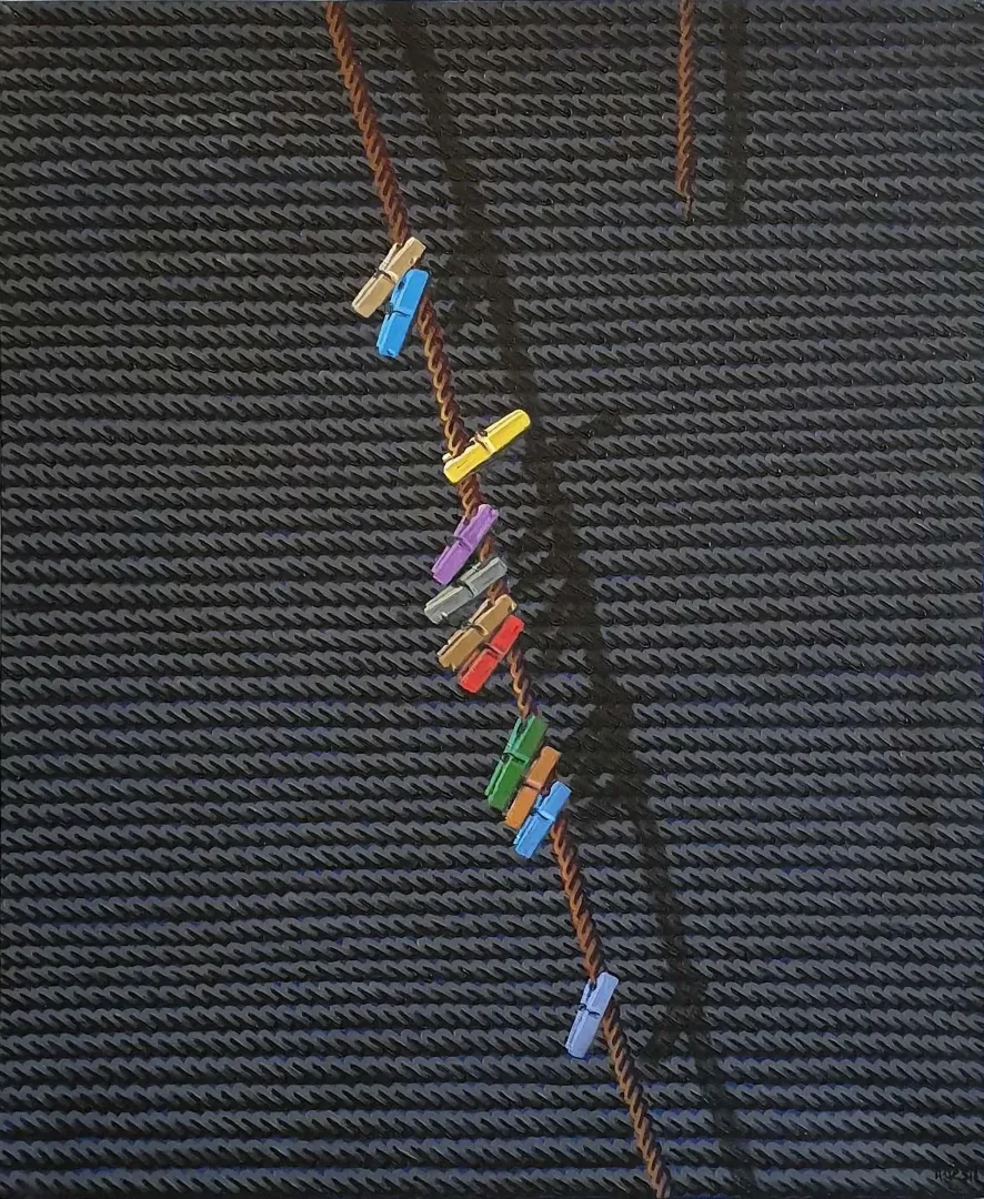 AHMET YEŞİL — “Aykırı Yaşamlar Üzerine”, 2019 "Aykırı Yaşamlar Üzerine" eseri AHMET YEŞİL tarafından 2019 yılında 100x80 cm ölçülerinde Tuval üzeri yağlı boya tekniği ile yapılmıştır.