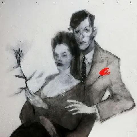Bu eser ERCAN AYÇİÇEK tarafından 2019 yılında 40x40 cm ölçülerinde Tuval üzeri akrilik boya tekniği ile yapılmıştır.