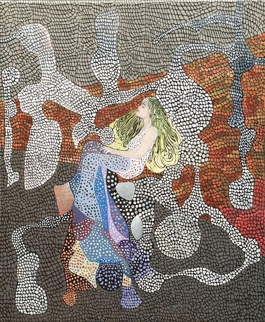 BİNNUR YÜCEBAŞ RUOCCO — 2019 Bu eser BİNNUR YÜCEBAŞ RUOCCO tarafından 2019 yılında 60x50 cm ölçülerinde Tuval üzeri yağlı boya tekniği ile yapılmıştır.