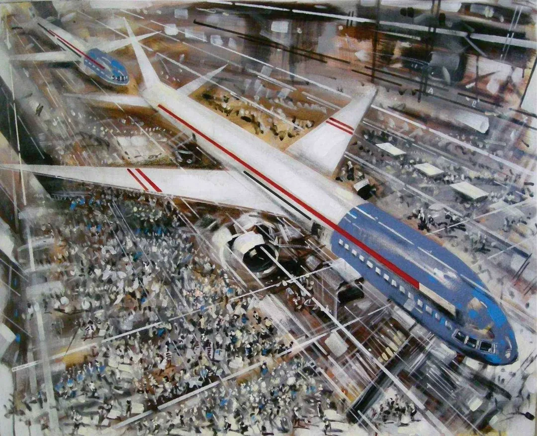 yakınlaştır "LOiseau de Paris" eseri AYHAN ÇETİN tarafından 2014 yılında 80x100 cm ölçülerinde Tuval üzeri akrilik boya tekniği ile yapılmıştır.