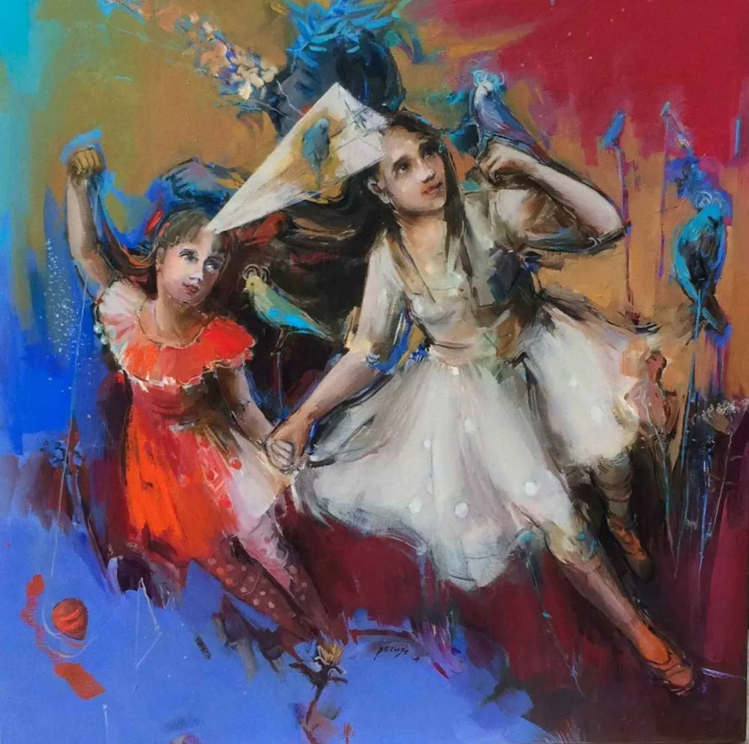 PERUZE HAMURCU — 2017 Bu eser PERUZE HAMURCU tarafından 2017 yılında 70x70 cm ölçülerinde Tuval üzeri yağlı boya tekniği ile yapılmıştır.