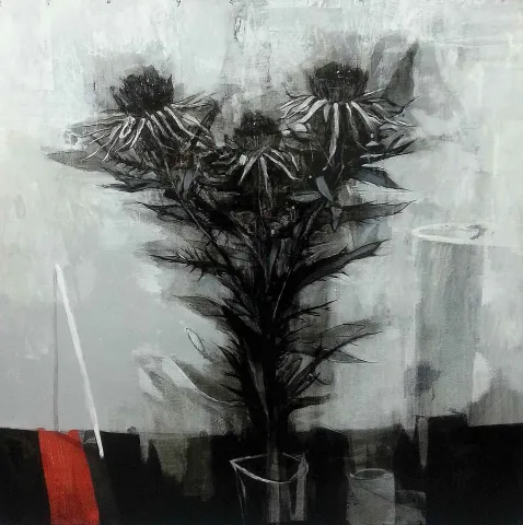 Bu eser ERCAN AYÇİÇEK tarafından 2017 yılında 70x70 cm ölçülerinde Tuval üzeri akrilik boya tekniği ile yapılmıştır.