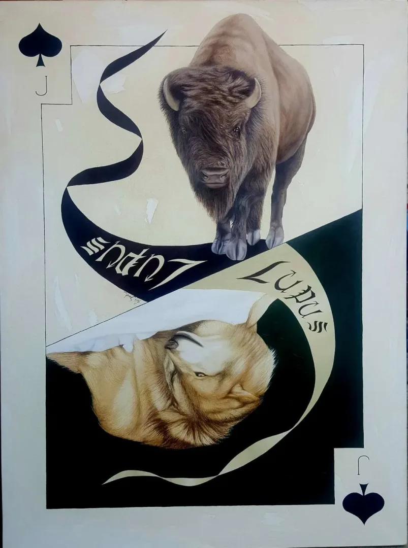 yakınlaştır "Maça Vale" eseri FATİH SAZAK tarafından 2019 yılında 100x67 cm ölçülerinde Tuval üzeri yağlı boya tekniği ile yapılmıştır.