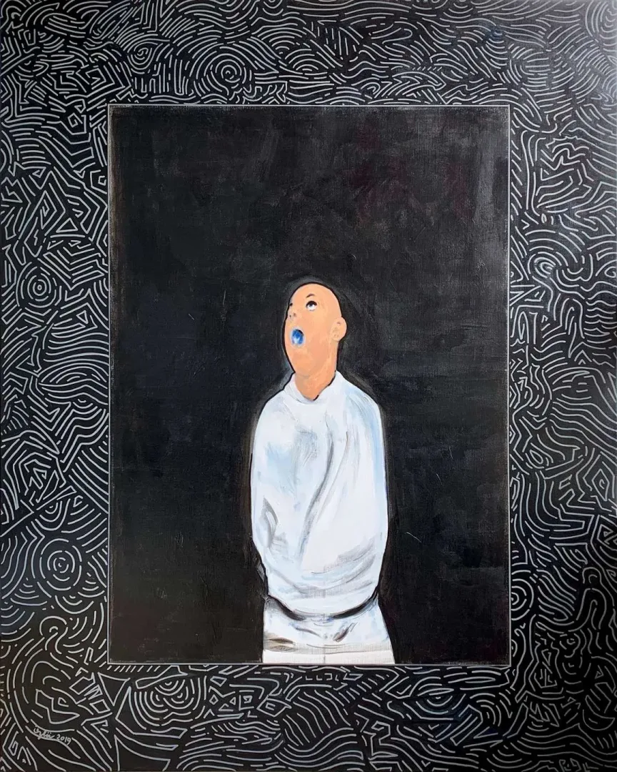 yakınlaştır "Deli(Kanlı)" eseri NECMETTİN ÖZLÜ tarafından 2019 yılında 150x120 cm ölçülerinde Tuval üzeri yağlı boya tekniği ile yapılmıştır.