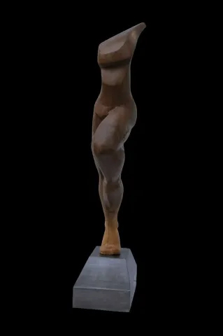 AZİMET KARAMAN — “isimsiz”, 2019 "isimsiz" eseri AZİMET KARAMAN tarafından 2019 yılında 56x20x10 cm ölçülerinde Ceviz yontu tekniği ile yapılmıştır.