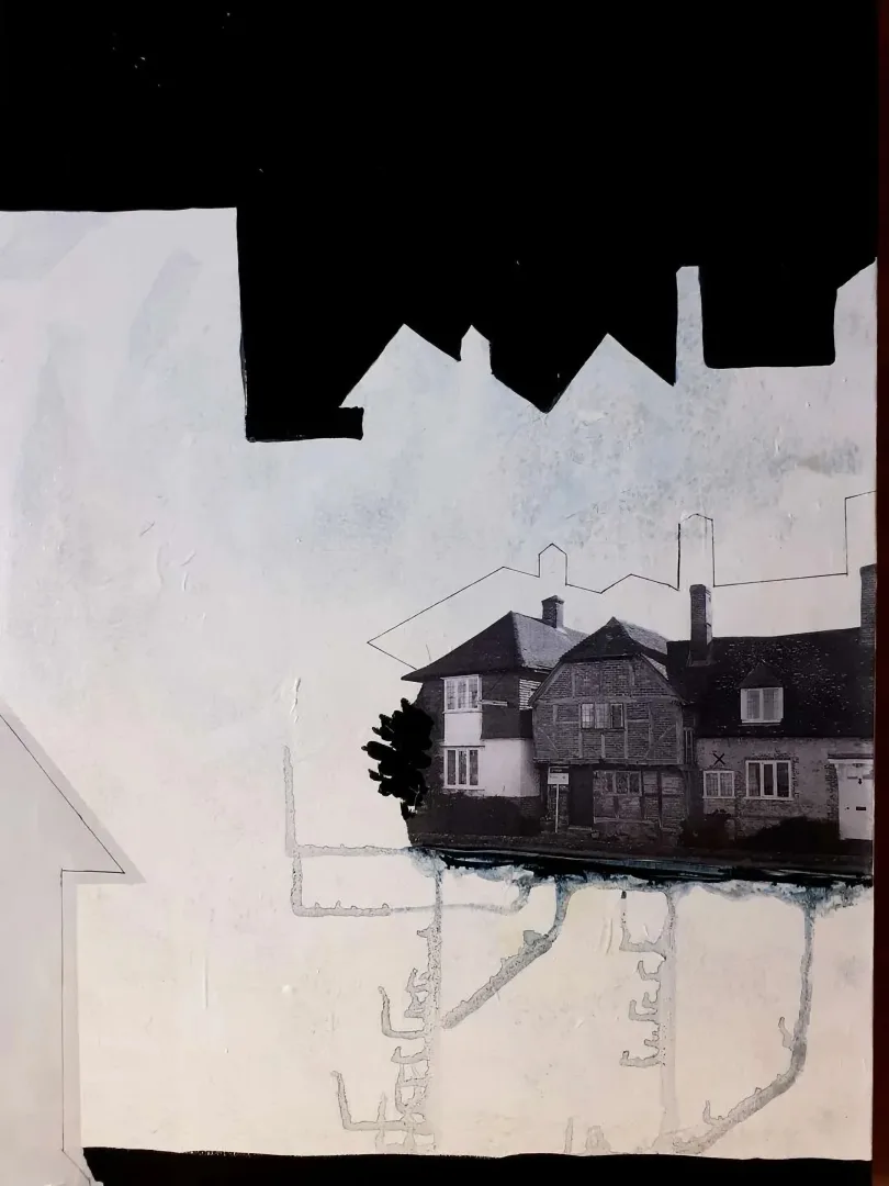 "Where Is My Home 2" eseri HÜSEYİN RÜSTEMOĞLU tarafından 2019 yılında 50x35 cm ölçülerinde Tuval üzeri karışık teknik tekniği ile yapılmıştır.