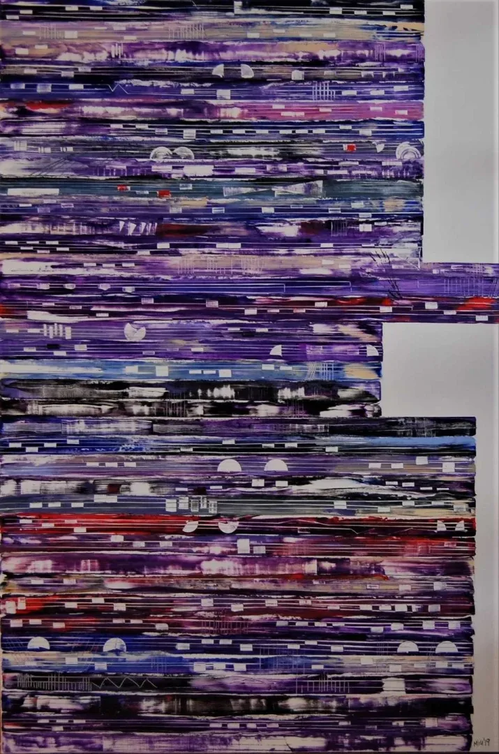 yakınlaştır "Belirsiz" eseri MELİKE UÇKU tarafından 2019 yılında 150x100 cm ölçülerinde Tuval üzeri akrilik boya tekniği ile yapılmıştır.