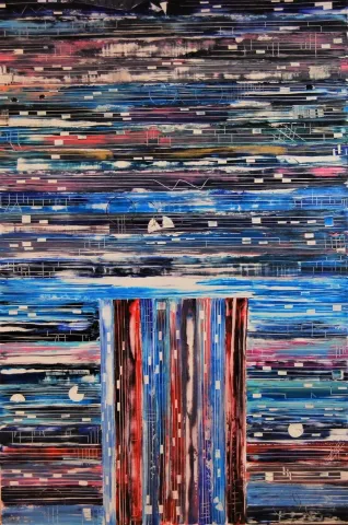 MELİKE UÇKU — “Live To Tell”, 2019 "Live To Tell" eseri MELİKE UÇKU tarafından 2019 yılında 150x100 cm ölçülerinde Tuval üzeri akrilik boya tekniği ile yapılmıştır.