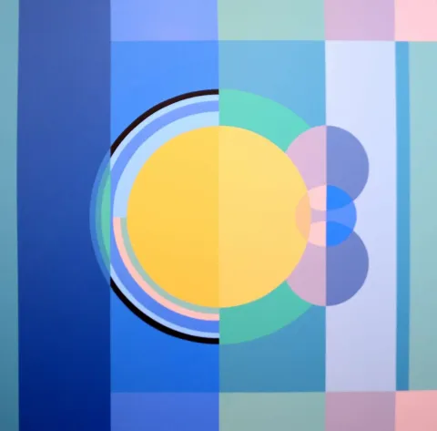 HAMİD ALİOĞLU — “Kompozisyon 29”, 2019 "Kompozisyon 29" eseri HAMİD ALİOĞLU tarafından 2019 yılında 100x100 cm ölçülerinde Tuval üzeri akrilik boya tekniği ile yapılmıştır.