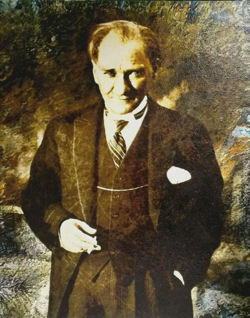 HASAN ÇAĞLAYAN — “Samsun'dan doğan güneş”, 2019 "Samsun'dan doğan güneş" eseri HASAN ÇAĞLAYAN tarafından 2019 yılında 150x120 cm ölçülerinde Tuval üzeri karışık teknik tekniği ile yapılmıştır.