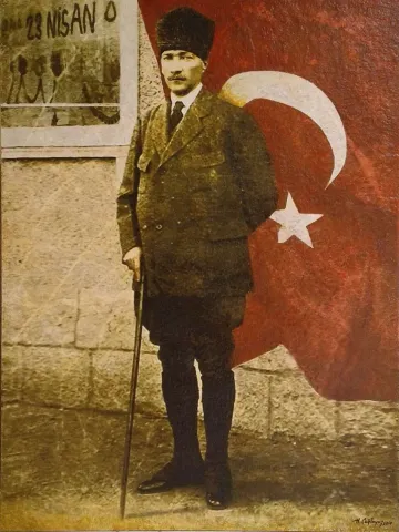"Samsun'dan doğan güneş" eseri HASAN ÇAĞLAYAN tarafından 2019 yılında 120x90 cm ölçülerinde Tuval üzeri karışık teknik tekniği ile yapılmıştır.