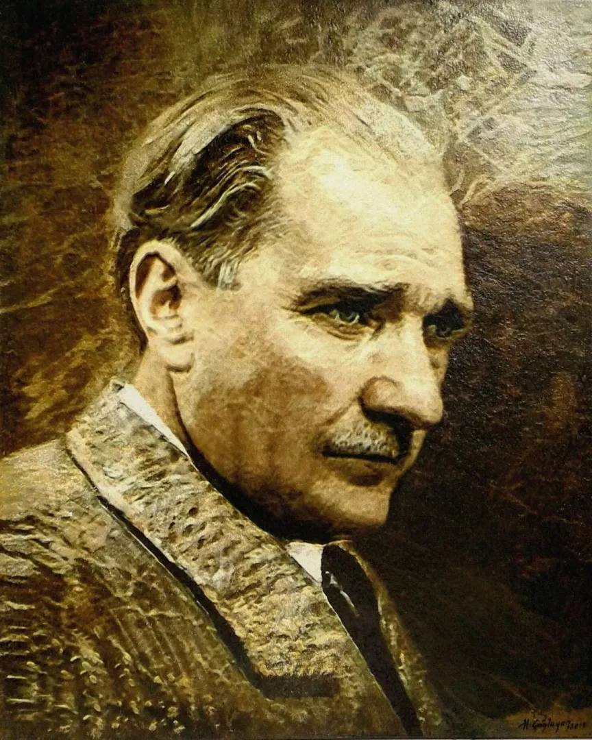 yakınlaştır "Samsun'dan doğan güneş" eseri HASAN ÇAĞLAYAN tarafından 2019 yılında 100x80 cm ölçülerinde Tuval üzeri karışık teknik tekniği ile yapılmıştır.