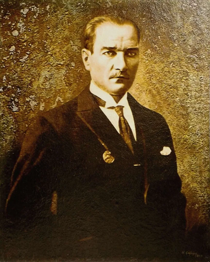 HASAN ÇAĞLAYAN — “Samsun'dan doğan güneş”, 2019 "Samsun'dan doğan güneş" eseri HASAN ÇAĞLAYAN tarafından 2019 yılında 120x90 cm ölçülerinde Tuval üzeri karışık teknik tekniği ile yapılmıştır.