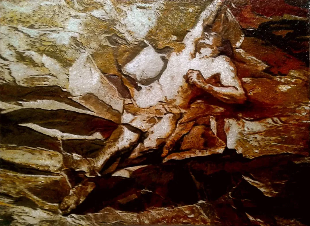 yakınlaştır "Srebrenista Katliamı 2" eseri HASAN ÇAĞLAYAN tarafından 80x110 cm ölçülerinde Tuval üzeri karışık teknik tekniği ile yapılmıştır.