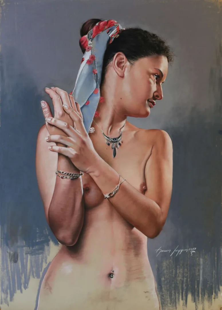 yakınlaştır "Cindy" eseri HASAN SAYGIN tarafından 70x50 cm ölçülerinde Kağıt üzeri pastel boya tekniği ile yapılmıştır.