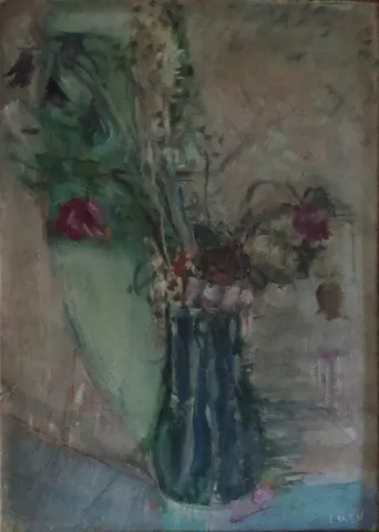 "İsimsiz" eseri EŞREF ÜREN tarafından 47x35 cm ölçülerinde Kağıt üzeri yağlı boya tekniği ile yapılmıştır.