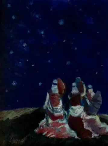 "İsimsiz" eseri DURAN KARACA tarafından 29x23 cm ölçülerinde Tuval üzeri yağlı boya tekniği ile yapılmıştır.