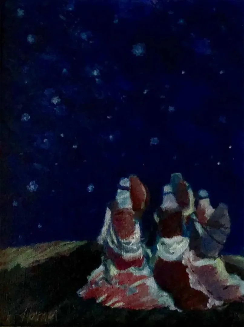 "İsimsiz" eseri DURAN KARACA tarafından 29x23 cm ölçülerinde Tuval üzeri yağlı boya tekniği ile yapılmıştır.