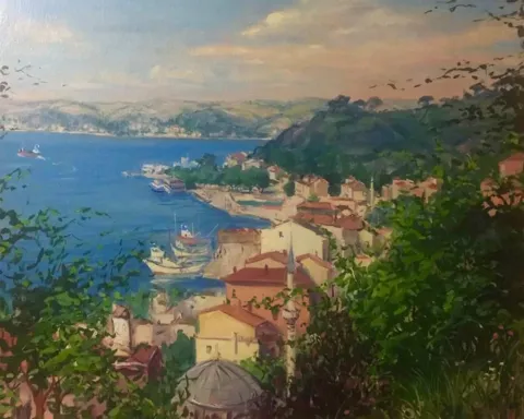 "İsimsiz" eseri AHMET FAZIL AKSOY tarafından 65x80 cm ölçülerinde Tuval üzeri yağlı boya tekniği ile yapılmıştır.