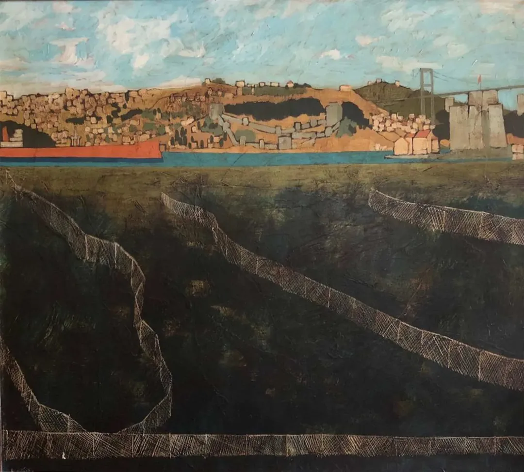 "İsimsiz" eseri MUHSİN KUT tarafından 75x85 cm ölçülerinde Tuval üzeri yağlı boya tekniği ile yapılmıştır.