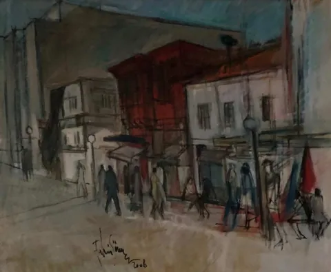 FAHRİ SÜMER — “İsimsiz” "İsimsiz" eseri FAHRİ SÜMER tarafından 60x75 cm ölçülerinde Tuval üzeri yağlı boya tekniği ile yapılmıştır.