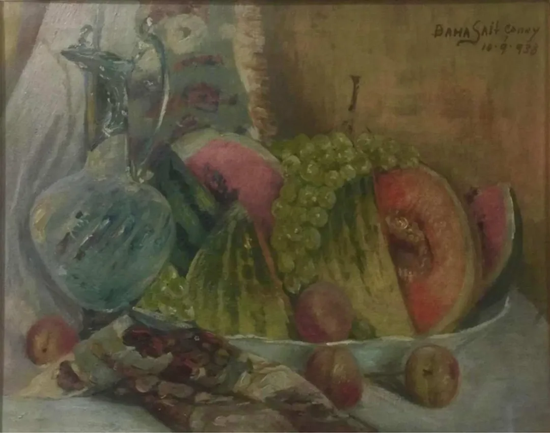"İsimsiz" eseri BAHA SAİT CONAY tarafından 1938 yılında 40x50 cm ölçülerinde Tuval üzeri yağlı boya tekniği ile yapılmıştır.