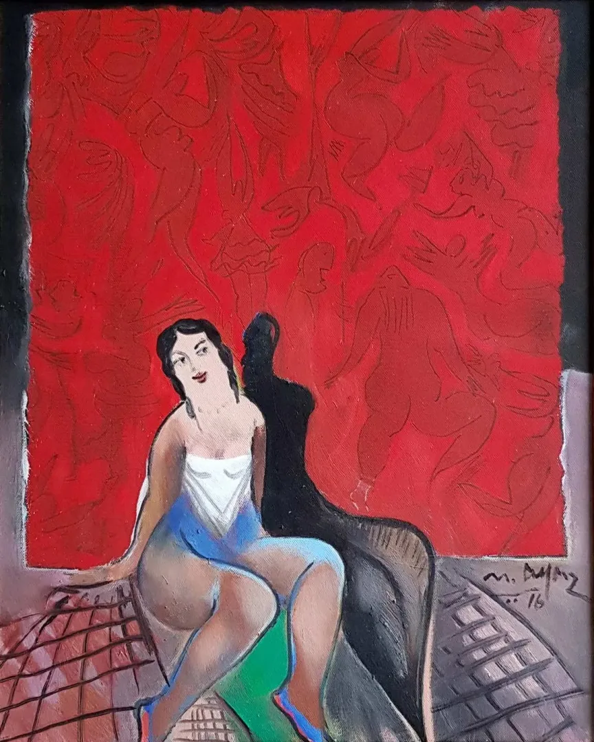 "İsimsiz" eseri MUSTAFA AYAZ tarafından 2016 yılında 50x40 cm ölçülerinde Tuval üzeri yağlı boya tekniği ile yapılmıştır.