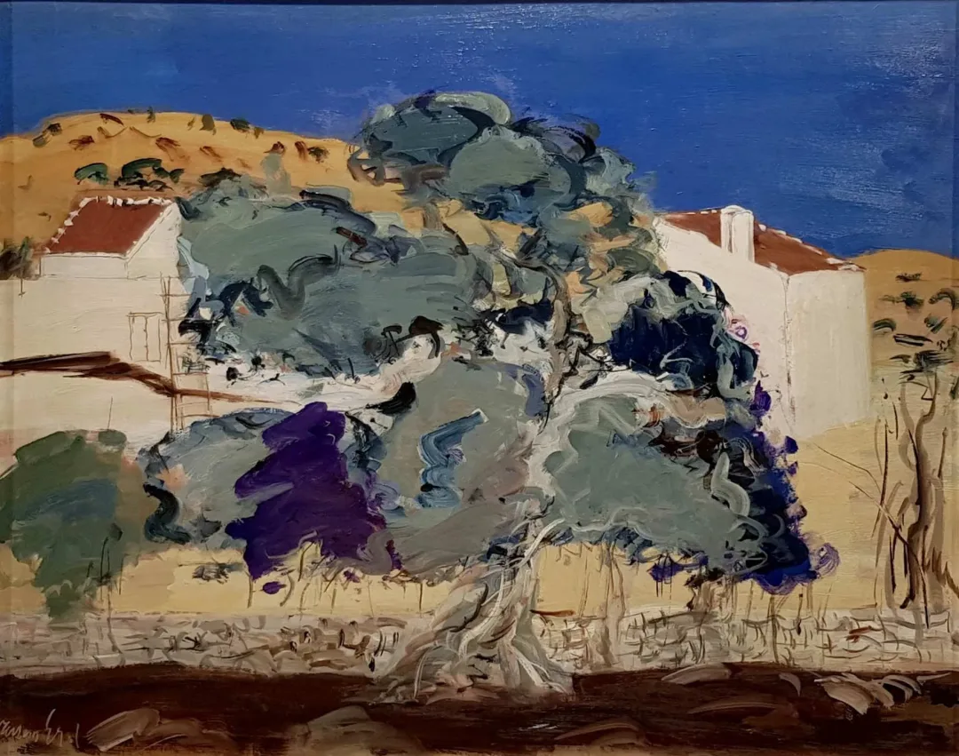 "İsimsiz" eseri TURAN EROL tarafından 1975 yılında 64x78 cm ölçülerinde Duralit üzeri yağlı boya tekniği ile yapılmıştır.