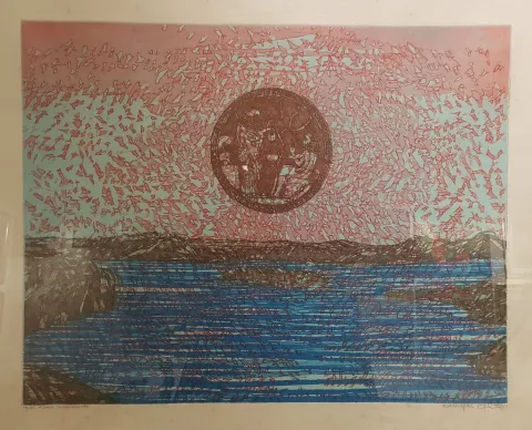 "İsimsiz" eseri DEVRİM ERBİL tarafından 1993 yılında 33x43 cm ölçülerinde Gravür tekniği ile yapılmıştır.