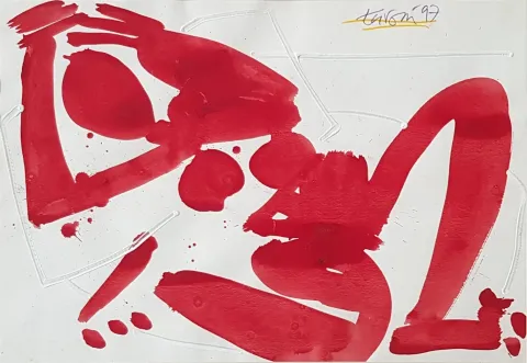 "İsimsiz" eseri ADNAN TURANİ tarafından 1997 yılında 50x70 cm ölçülerinde Kağıt üzeri karışık teknik tekniği ile yapılmıştır.